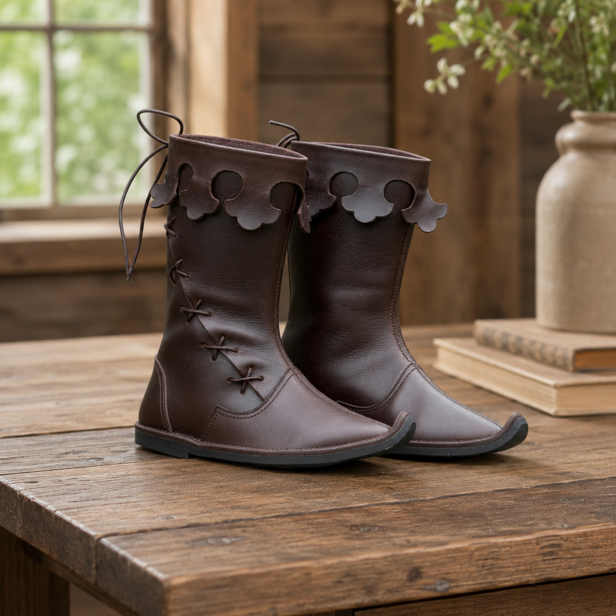 Medieval Shoes , Ren Faire boot , Renaissanc Footwere