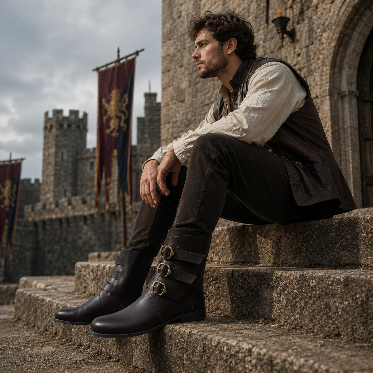 Roman Leather Boots – Historical Reenactment Footwear, LARP, Cosplay & Ren Faire Boots