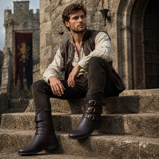 Roman Leather Boots – Historical Reenactment Footwear, LARP, Cosplay & Ren Faire Boots