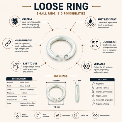 Loose Chainmail Rings 9mm – Flat Rings with Riveted| free tool