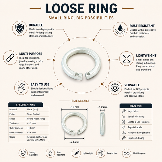 Loose Chainmail Rings 9mm – Flat Rings with Riveted| free tool