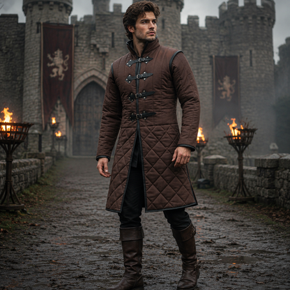 Gambeson Costume , Ren faire Gambeson Dress