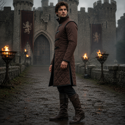 Gambeson Costume , Ren faire Gambeson Dress
