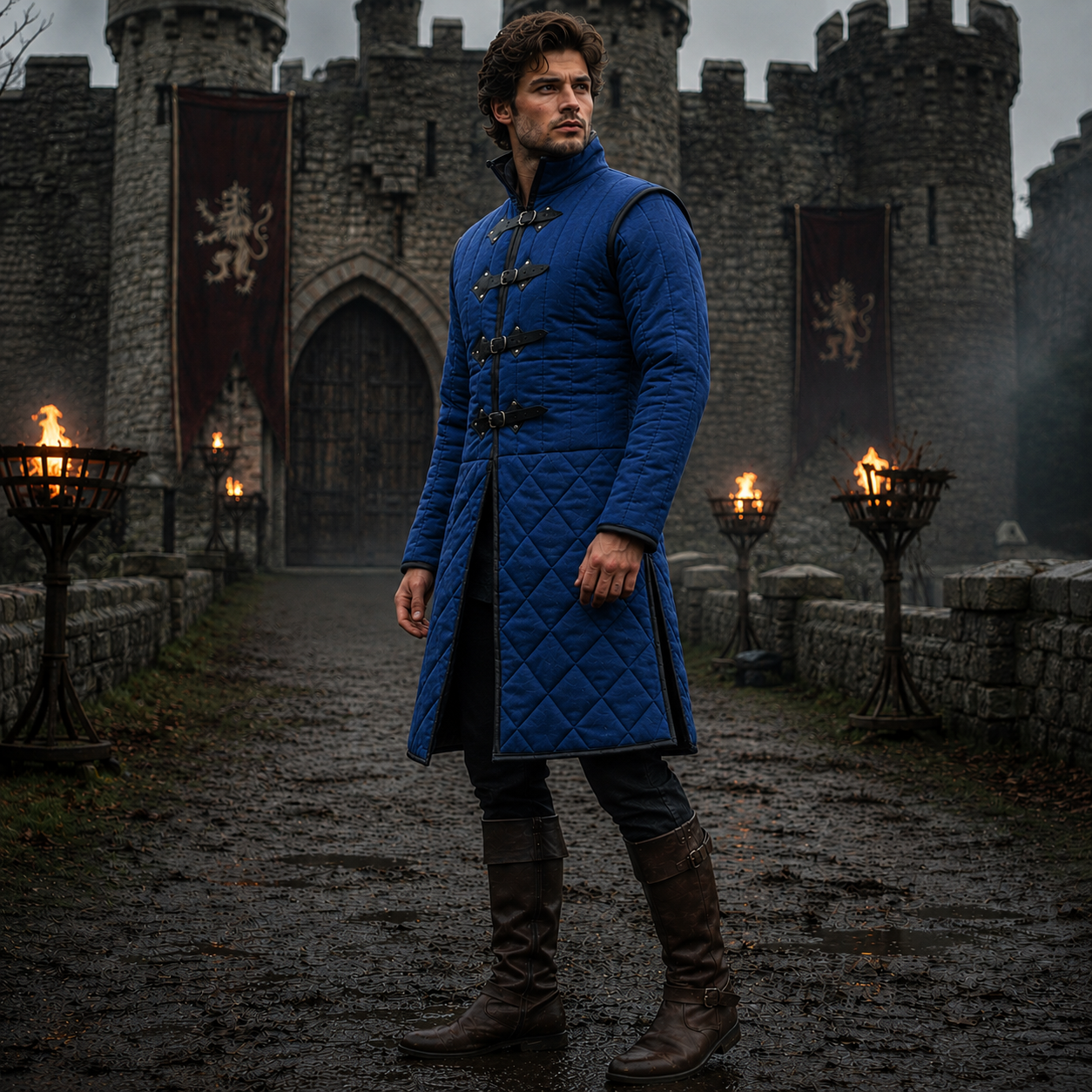 Medieval Gambeson : Padded Clothing Handmade Costume , Father's day Gifts