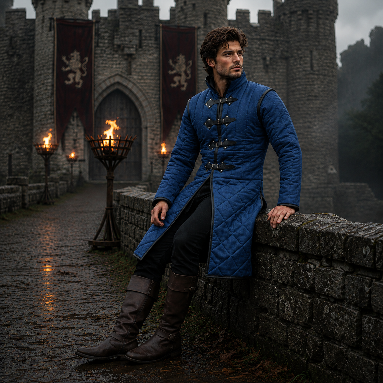 Medieval Gambeson : Padded Clothing Handmade Costume , Father's day Gifts