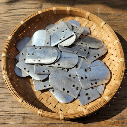Silver Lorica Squamata – Reproduction of a Roman Scale Armor Cuirass, 13mm*25 mm Types -13