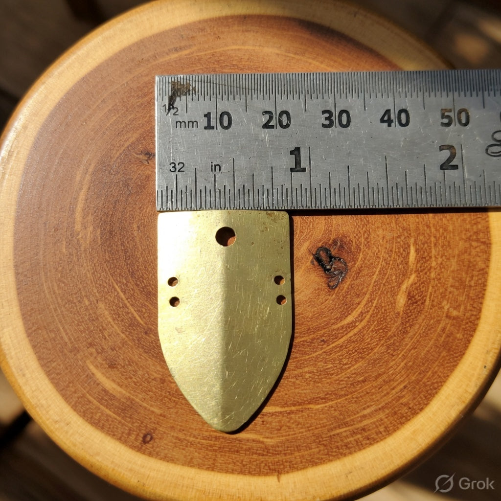 Brass Lorica Squamata Scales | Roman Armor Repair & Reenactment Kit, types 11