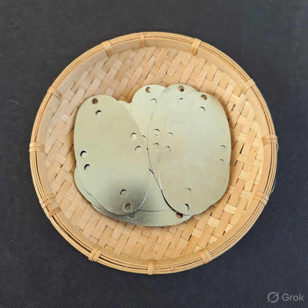 Visby-Style Steel Lamellar Scales, Types 5 , 9.3×5.3 cm