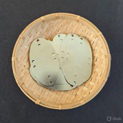 Visby-Style Steel Lamellar Scales, Types 5 , 9.3×5.3 cm