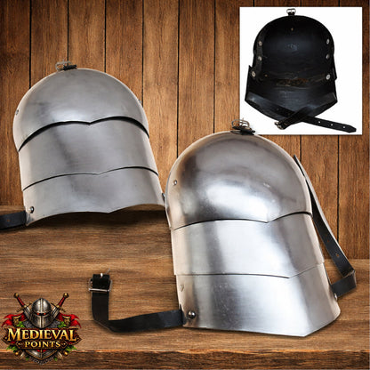 Medieval Spauldron Arm Sets | Plate Armor Carbon Steel Real Adult Size | Arm Shoulder Pauldrons Set | Viking Costume | Thanks giving gift