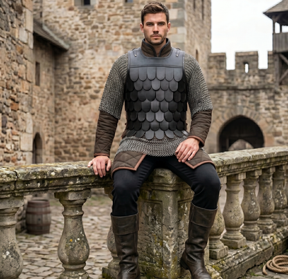 Leather Scale Armour, Medieval Leather Costume