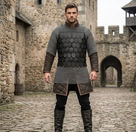 Leather Scale Armour, Medieval Leather Costume