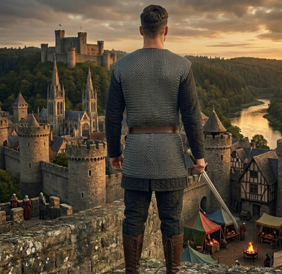Ren Faire Chainmail Shirt – 9MM Flat Riveted with Flat Washers