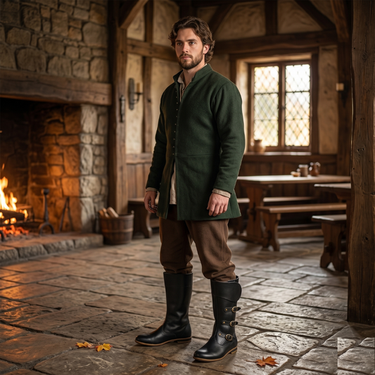 Medieval Leather Boots | Viking Shoes for Ren Faire & LARP, Reenactment  Shoes