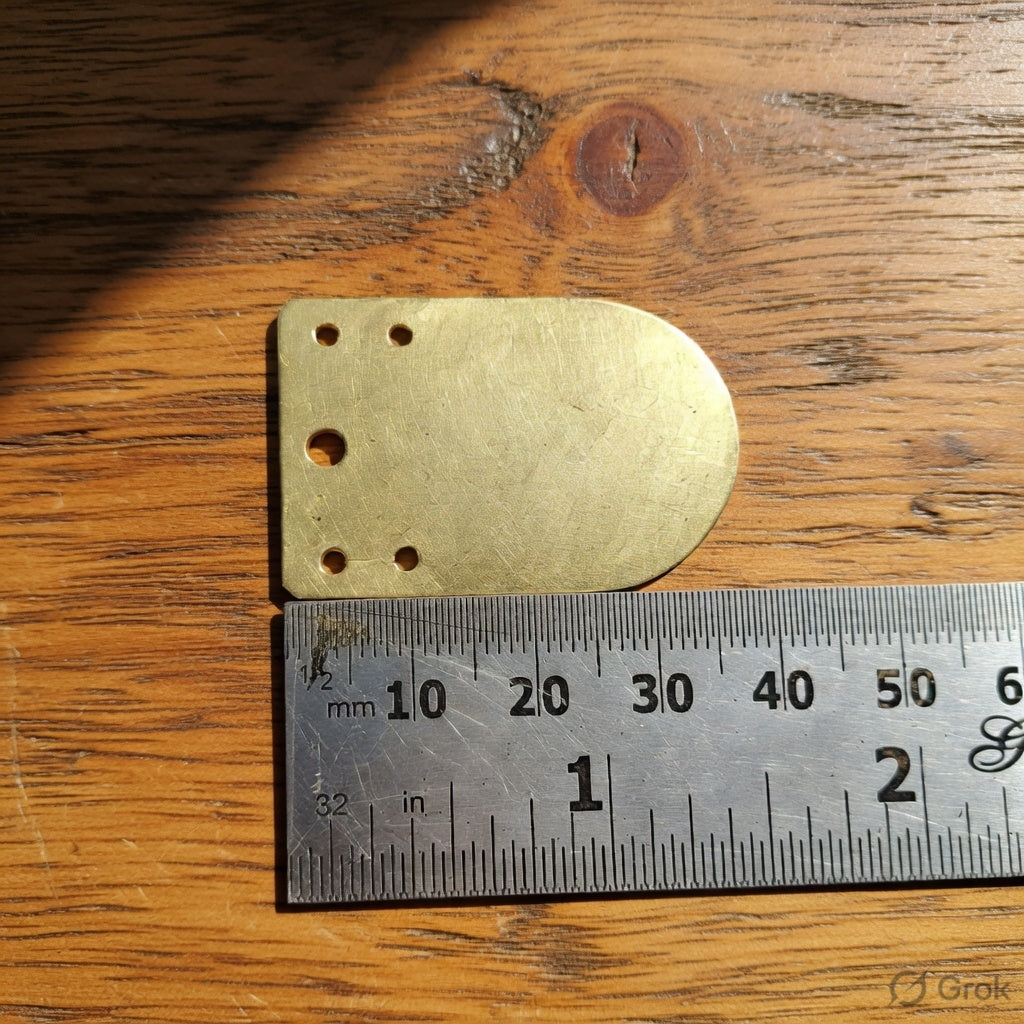 Brass Lorica Squamata Scales | Roman Reenactment Armour Kit (25x35mm) Types+12