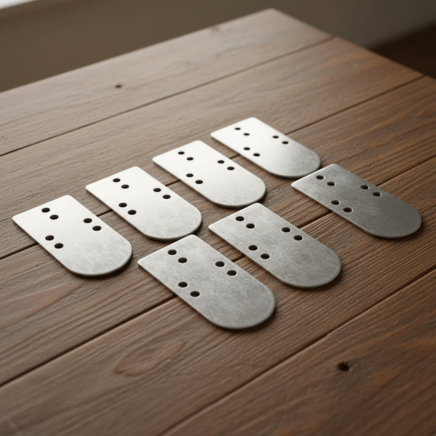 Aluminum Lamellar Armor Plates (Tombstone Style) types -16