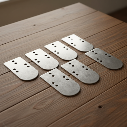 Aluminum Lamellar Armor Plates (Tombstone Style) types -16
