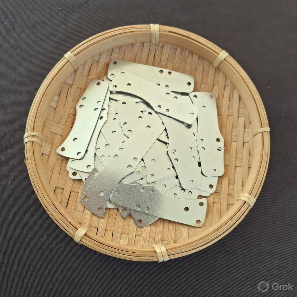 Lombardic Byzantine Steel Lamellar Plates – 8.5 cm -2.5 cm , Lamellae Pack Types -7
