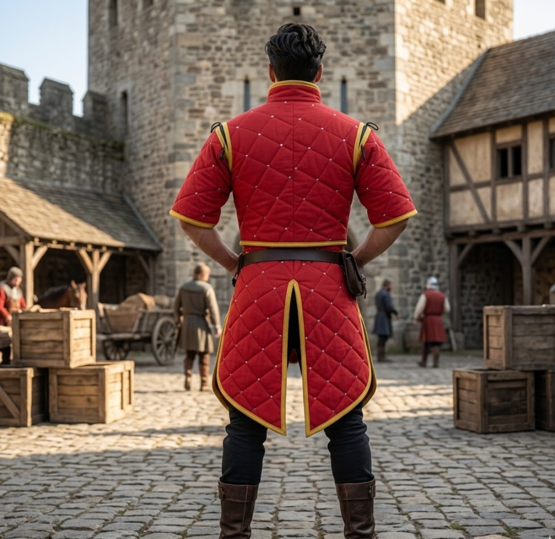 Quilted Padded Costume for Cosplay, LARP, and Reenactment