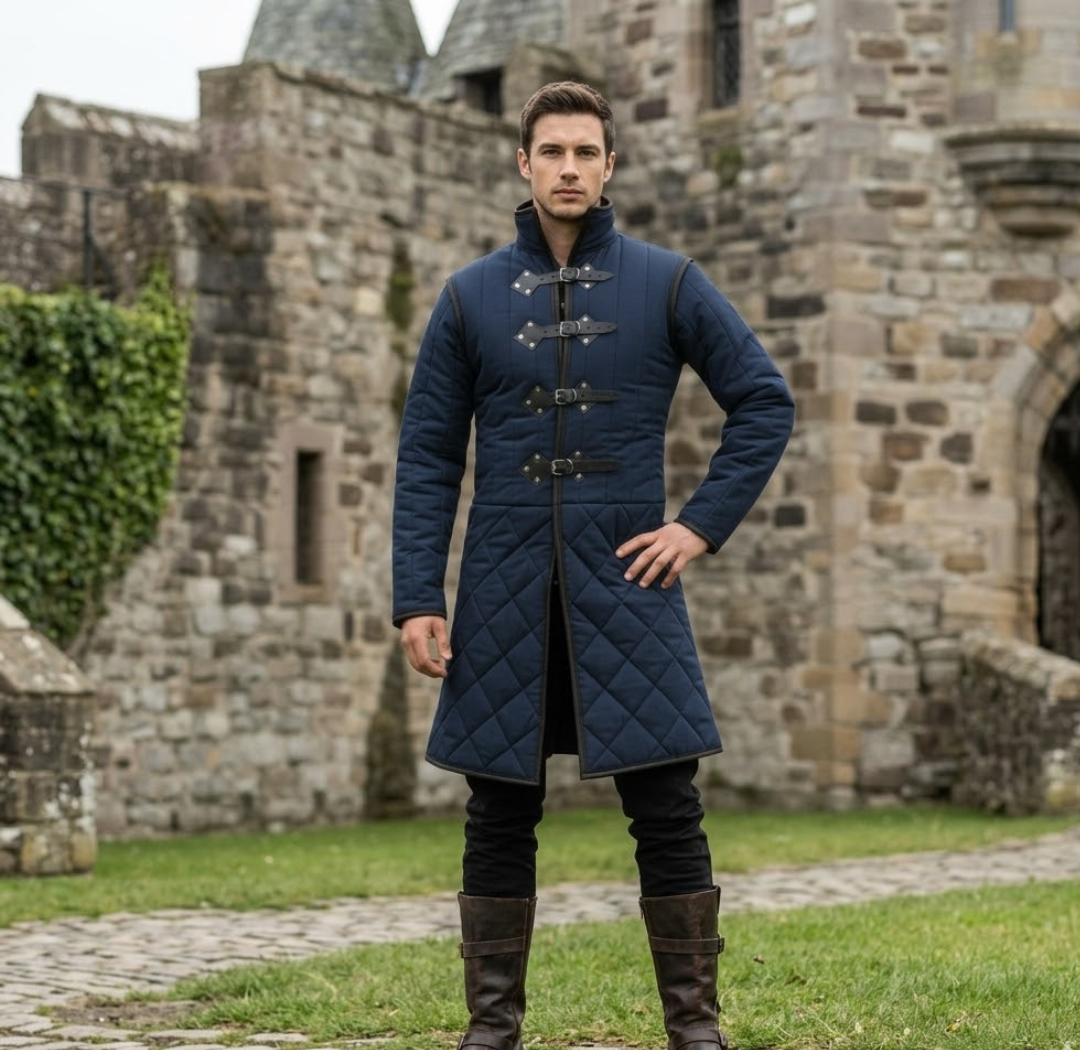 Padded Armor Jacket for LARP, SCA & Reenactment