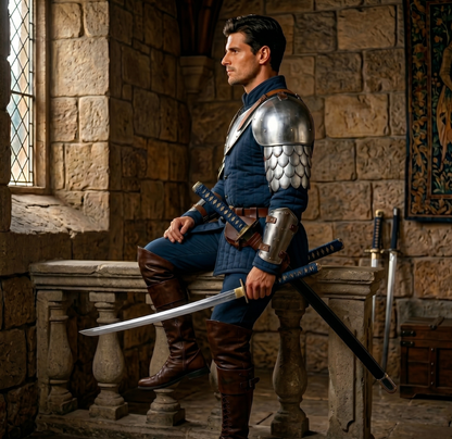 Pauldrons Armor with Scale Armor, Shoulder Armour set