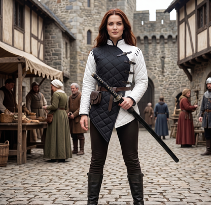 Medieval Quilted Gambeson – Ren Faire Knight Costume