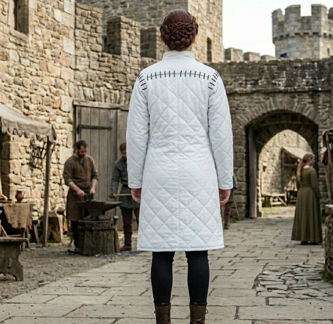 Handmade Gambeson: Medieval Padded Aketon Jacket - Renfaire Costume