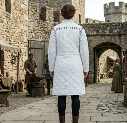 Handmade Gambeson: Medieval Padded Aketon Jacket - Renfaire Costume