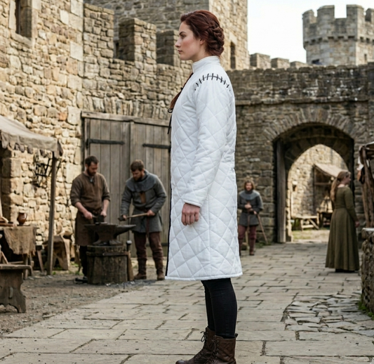 Handmade Gambeson: Medieval Padded Aketon Jacket - Renfaire Costume
