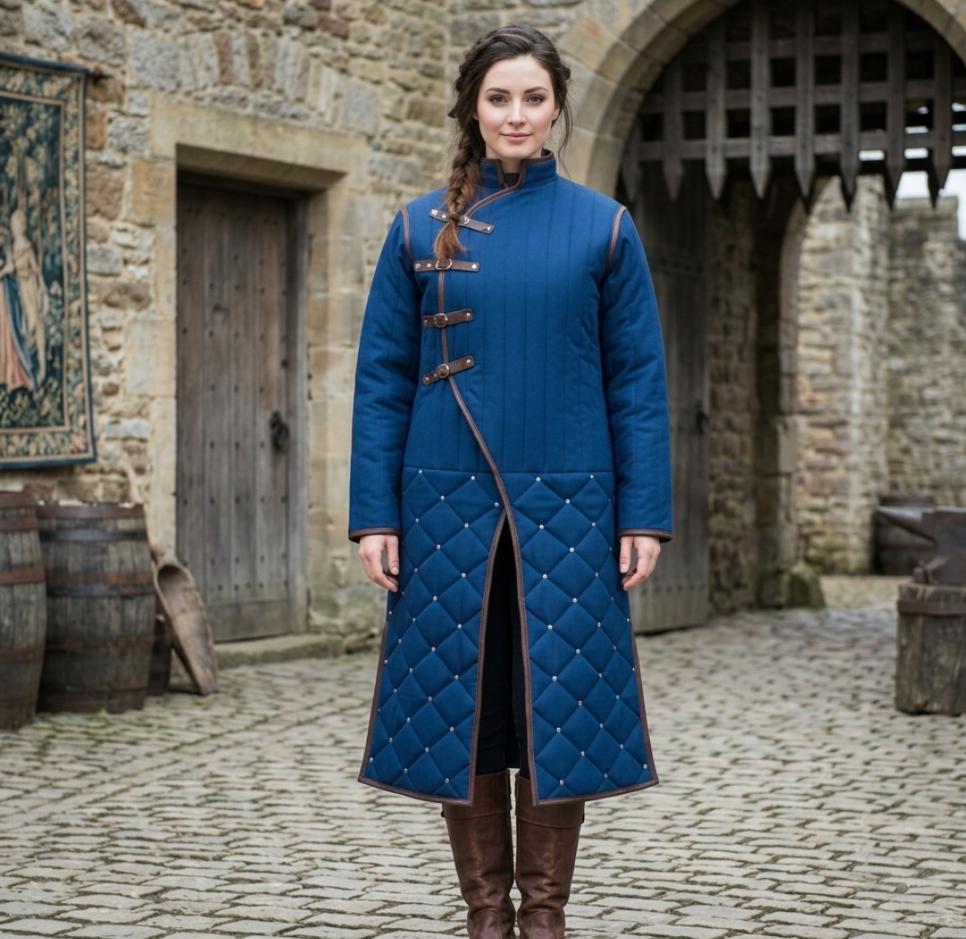 Medieval Gambeson Cotton: Padded Clothing  Aketon Viking Jacket, Father's day Gifts