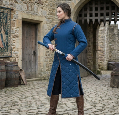 Medieval Gambeson Cotton: Padded Clothing  Aketon Viking Jacket, Father's day Gifts