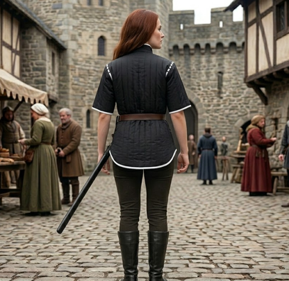 Medieval Quilted Gambeson – Ren Faire Knight Costume