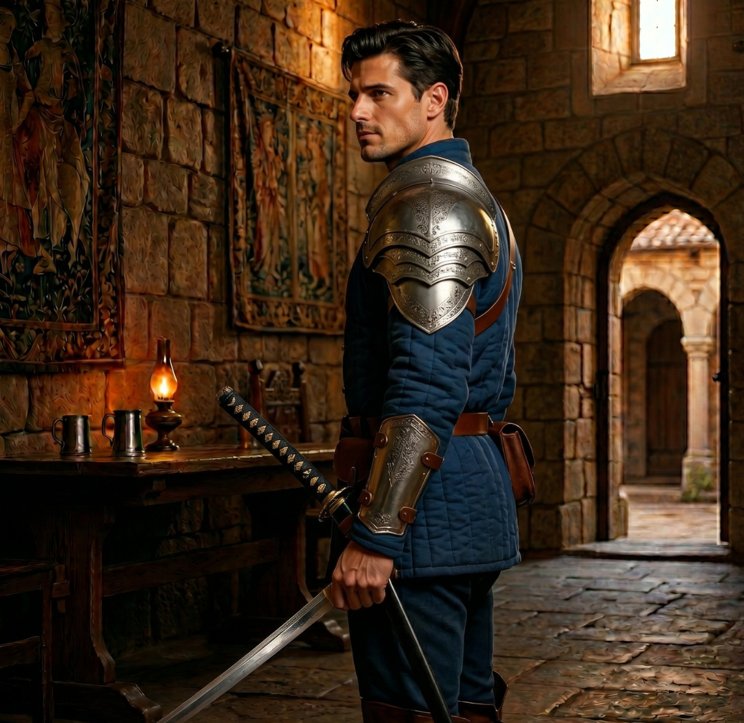 Handcrafted Steel Gladiator Pauldron – Fantasy Knight Shoulder Armor