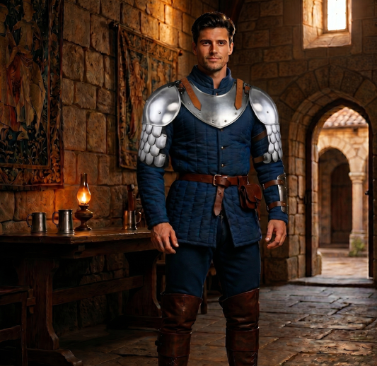 Pauldrons Armor with Scale Armor, Shoulder Armour set