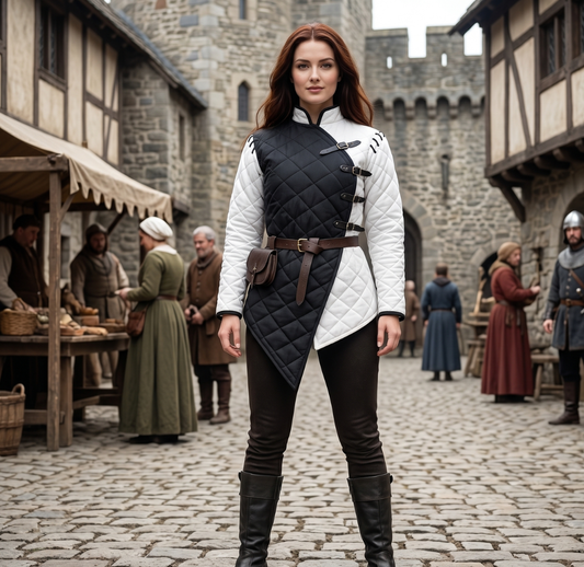 Medieval Quilted Gambeson – Ren Faire Knight Costume