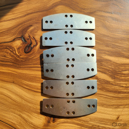 Lamellar Plates : 7 X 2 cm, 20 Gauge Mild Steel, Repair Lamellar Armor Types -2
